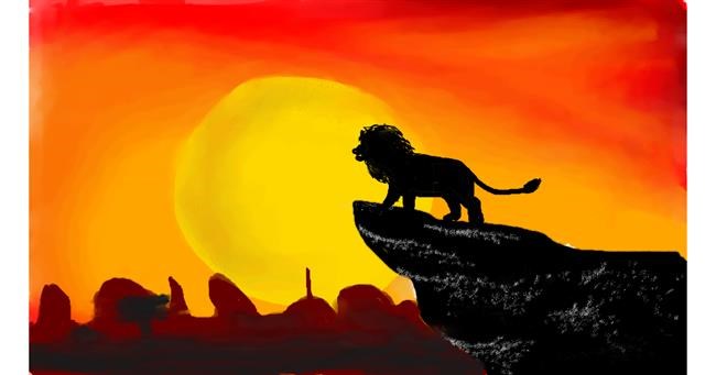 Simba (Kralj Lavova) - autor: Milena