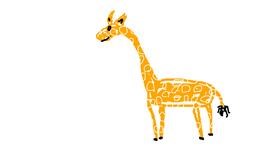 Giraffe-Zeichnung von Marija