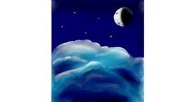 Wolke-Zeichnung von Sala
