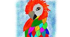 Drawing of Parrot by Leni