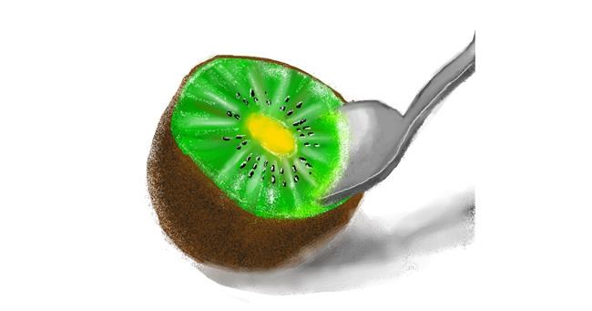 Kiwi-Zeichnung von Dexl