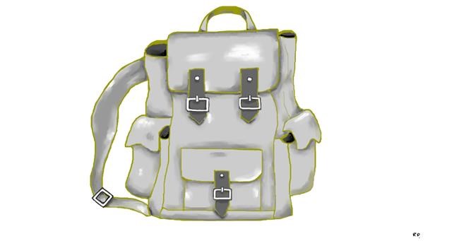 Rucksack-Zeichnung von Swimmer