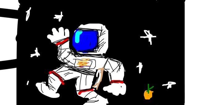 Astronaut - autor: Orange