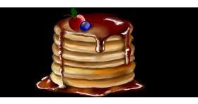 Drawing of Pancakes by Annie