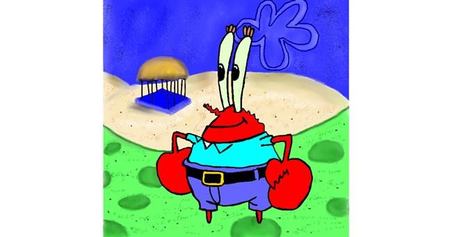 Mr. Krabs (SpongeBob)-Zeichnung von ELLE