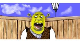 Shrek-Zeichnung von Chaching