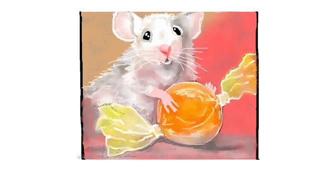 Drawing of Mouse by DebbyLee