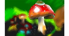 Drawing of Mushroom by Edgar