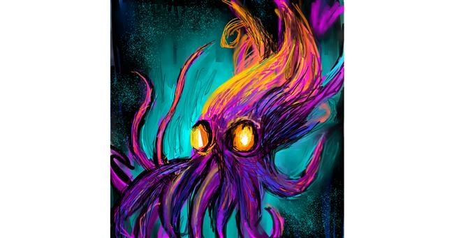 Drawing of Squid by KayXXXlee