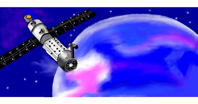 Drawing of Satellite by DebbyLee