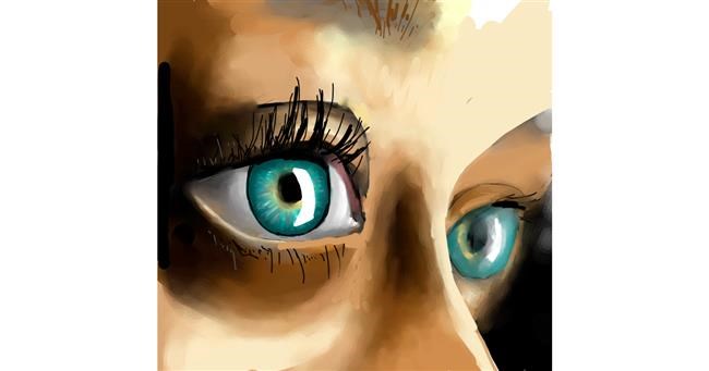 Drawing of Eyes by BananaConzarles