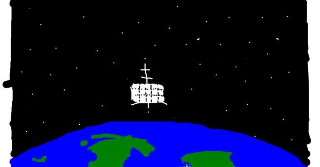 Drawing of Satellite by tr