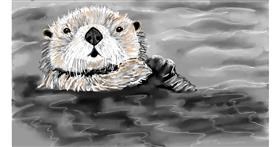 Drawing of Otter by SAM AKA MARGARET 🙄