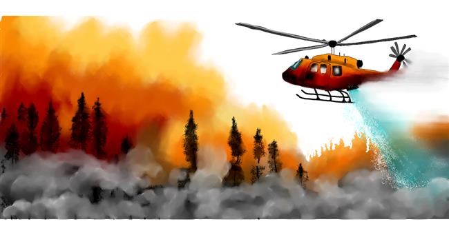 Helikopter - autor: Annie