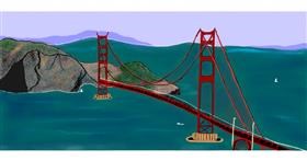 Drawing of Bridge by Chaching