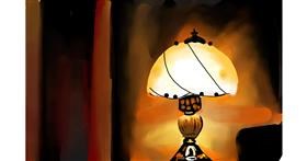 Drawing of Lamp by Rose rocket