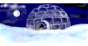 Drawing of Igloo by Kim