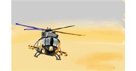 Helikopter - autor: Rose rocket