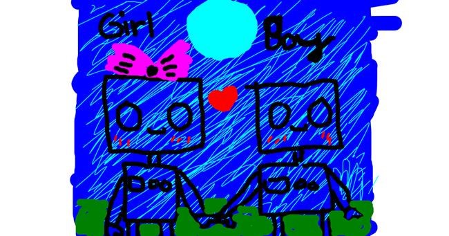 Robot - autor: lanie123