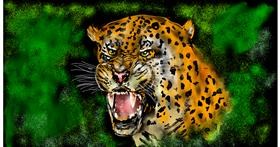 Drawing of Cheetah by Eclat de Lune