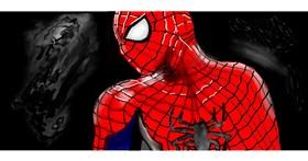 Drawing of Spiderman by DebbyLee