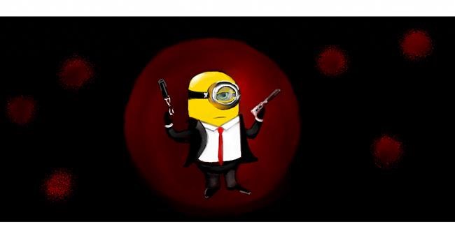 Minion-Zeichnung von Chaching