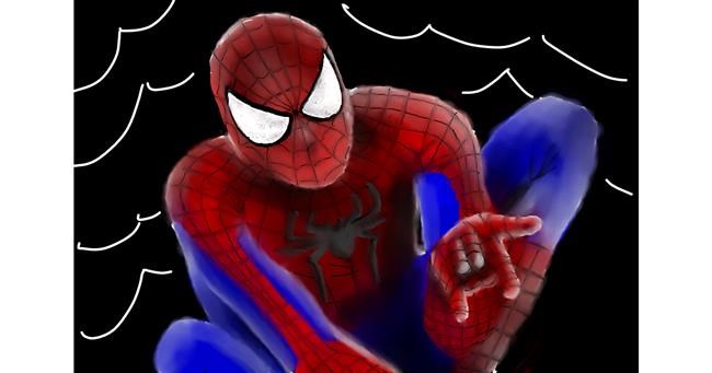 Spiderman-Zeichnung von Wizard