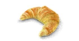 Croissant-Zeichnung von Humo de copal