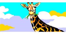 Drawing of Giraffe by justme❤️