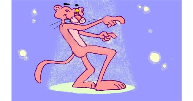 Pink Panther-Zeichnung von Tim