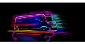 Drawing of Van by Chaching