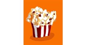 Popcorn-Zeichnung von Me