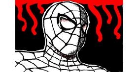 Spiderman-Zeichnung von Sketchy Neighbor