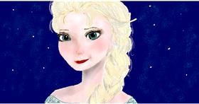 Elsa (Disney)-Zeichnung von Eclat de Lune