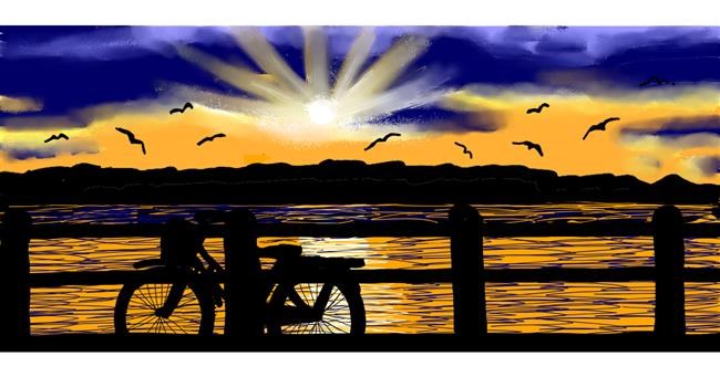 Drawing of Bicycle by Sumafela