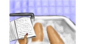 Drawing of Bathtub by Aminich