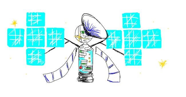 Drawing of Satellite by PTLS