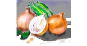 Drawing of Onion by Yasi