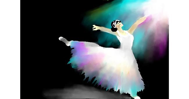 Drawing of Ballerina by Sana