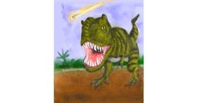 T-rex dinosaur - autor: 👽mint