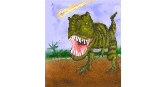 T-rex dinosaur - autor: 👽mint