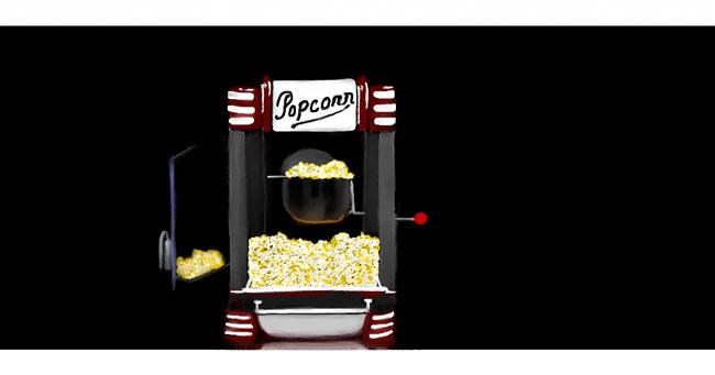 Popcorn-Zeichnung von Chaching