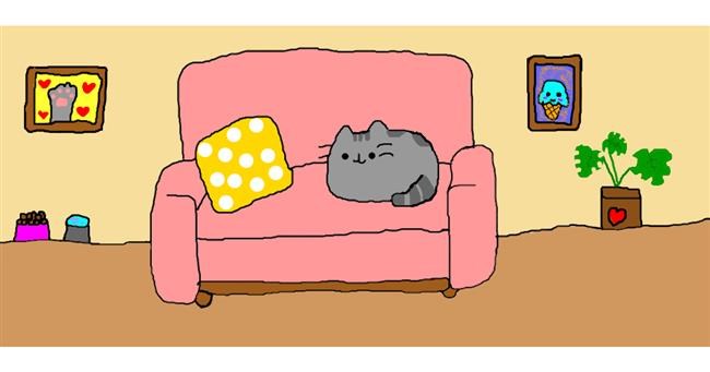 Drawing of Couch by Unknown