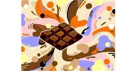 Drawing of Chocolate by Vulpix