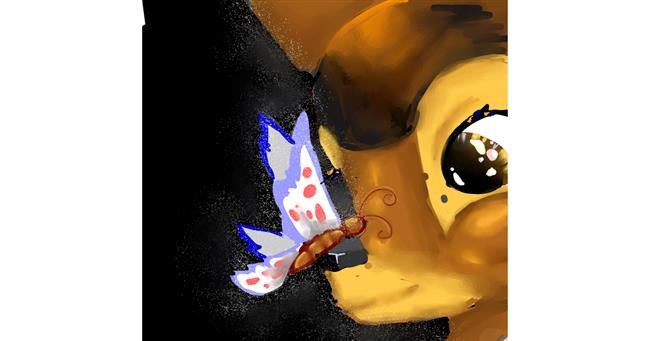 Drawing of Bambi by Mika-!