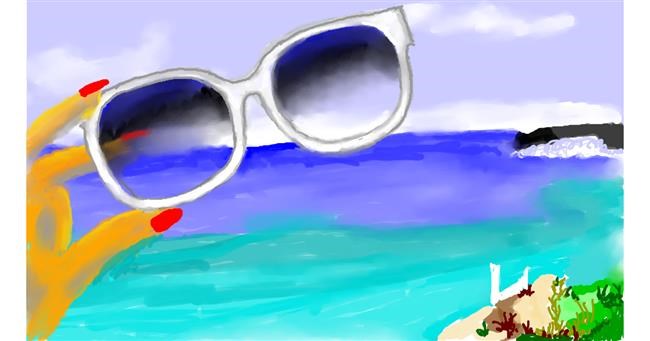 Drawing of Sunglasses by SAM AKA MARGARET 🙄