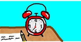 Drawing of Alarm clock by Balkanski UČIHA