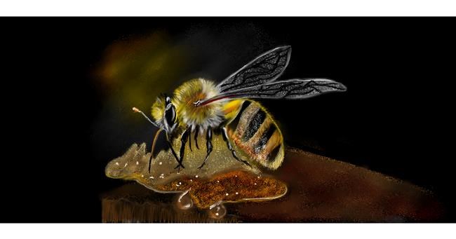 Drawing of Bee by Chaching