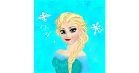 Elsa (Disney)-Zeichnung von KayXXXlee