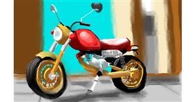 Drawing of Motorbike by Herbert